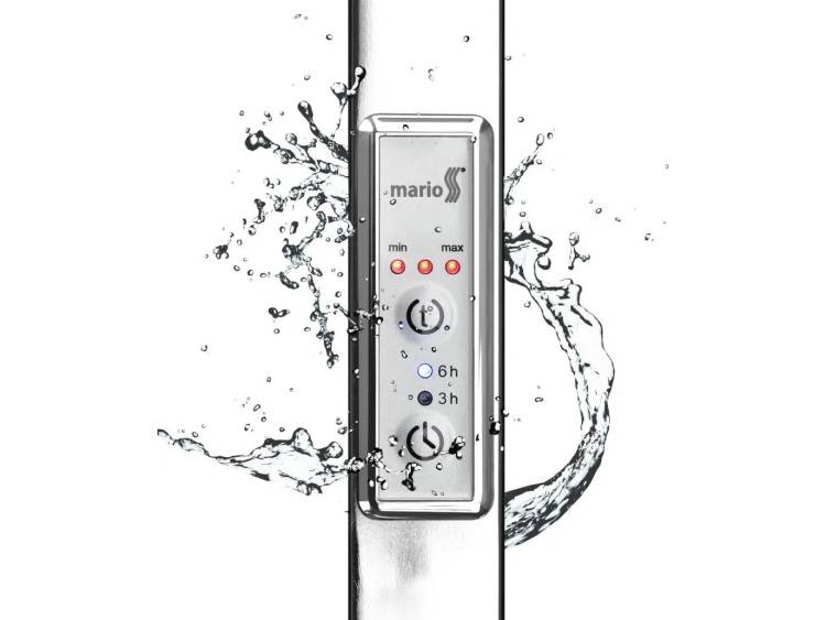 Рушникосушарка електрична MARIO Стандарт HP-I 1090 x 530 TR К таймер-регулятор - Основні контакти 02