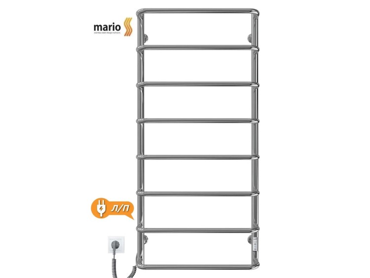 Рушникосушарка електрична MARIO Стандарт HP-I 1090 x 530 TR К таймер-регулятор - Основні контакти 03