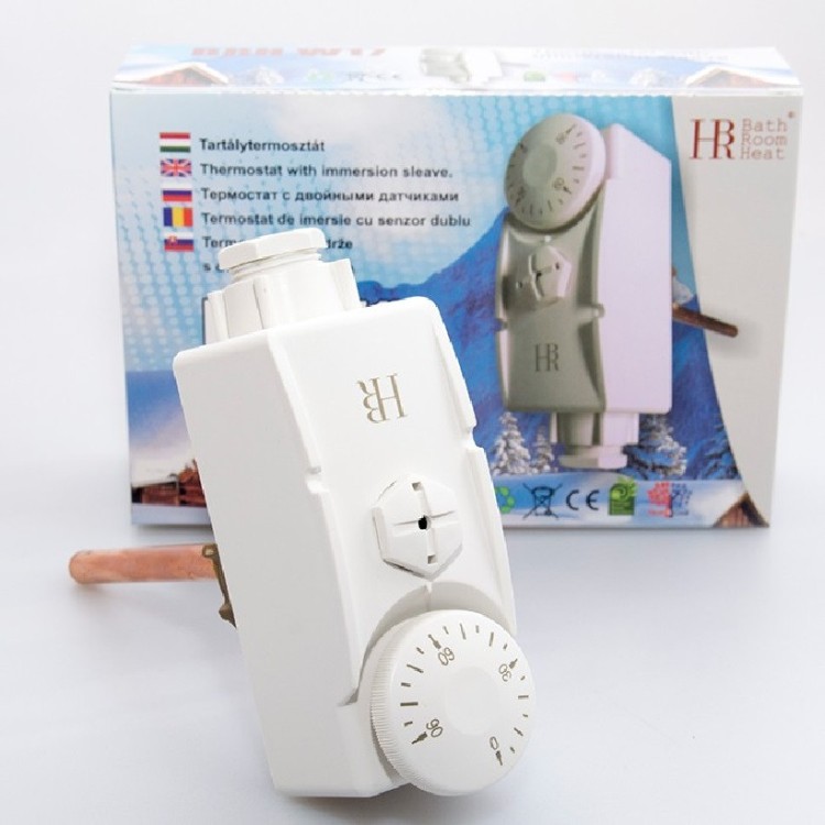 BE4HEAT BRH-W17 — Термостат накладний для труб і бойлерів із врізним датчиком - Основні контакти 01 