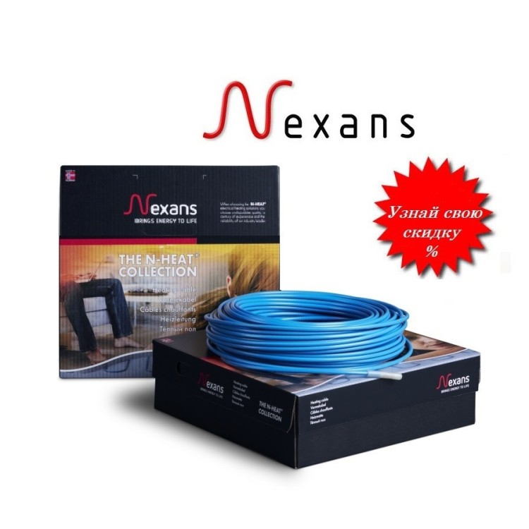 Двожильний нагрівальний кабель NEXANS TXLP/2R – 1500 Вт (8,8 м2) Норвегія - Основні контакти 01 