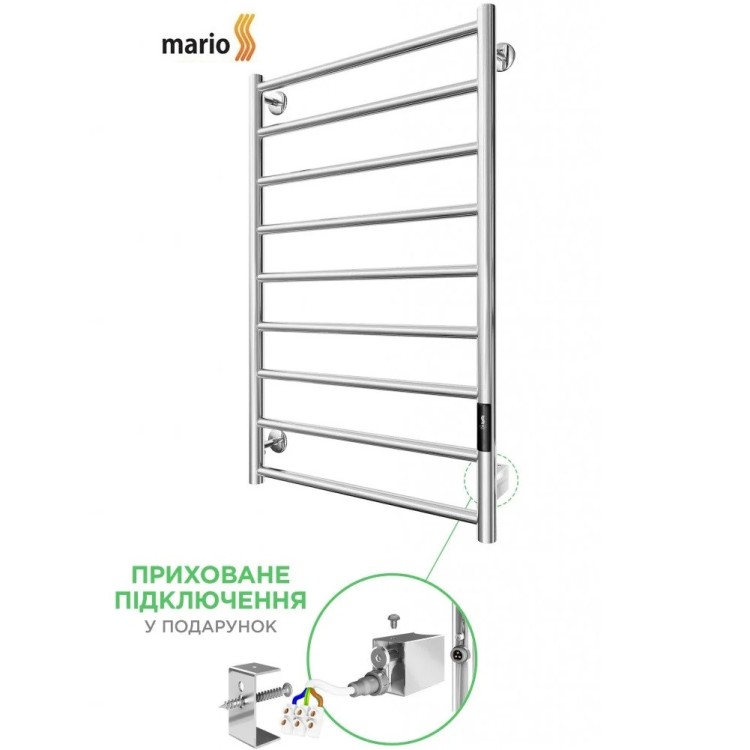 Рушникосушарка електрична MARIO Урбан-I 810 x 500 TR2.0 К таймер-регулятор - Основні контакти 03
