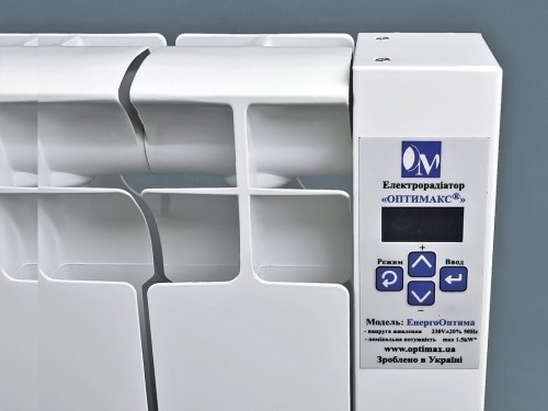 Електричний радіатор Оптимакс STANDARD на 7 секцій 840 Вт - Основні контакти 02