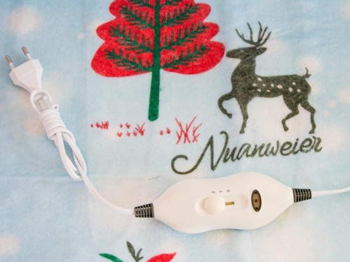 Електропростирадло Electric Blanket односпальне 50w 145х64 байка (малюнок олені) - Основні контакти 03