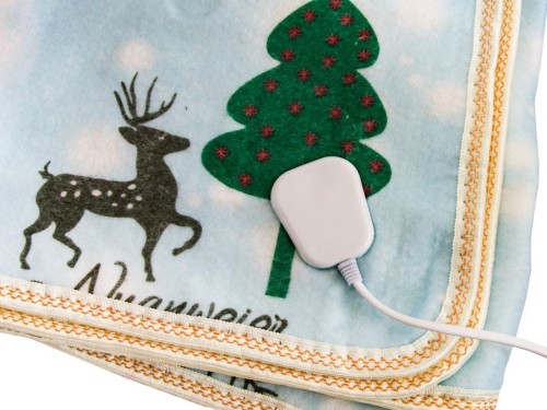 Електропростирадло Electric Blanket односпальне 50w 145х64 байка (малюнок олені) - Основні контакти 04