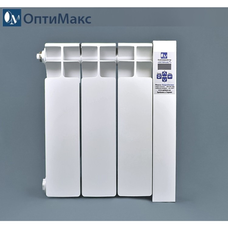 Електрорадіатор низькопальний на 3 секції 360 Вт Оптімакс - Основні контакти 01 