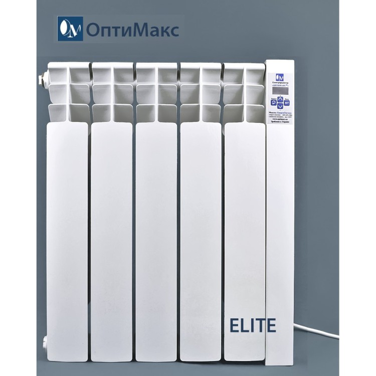 Электрорадиатор ОптиМакс ELITE на 5 секций 600 Вт - Основні контакти 01 