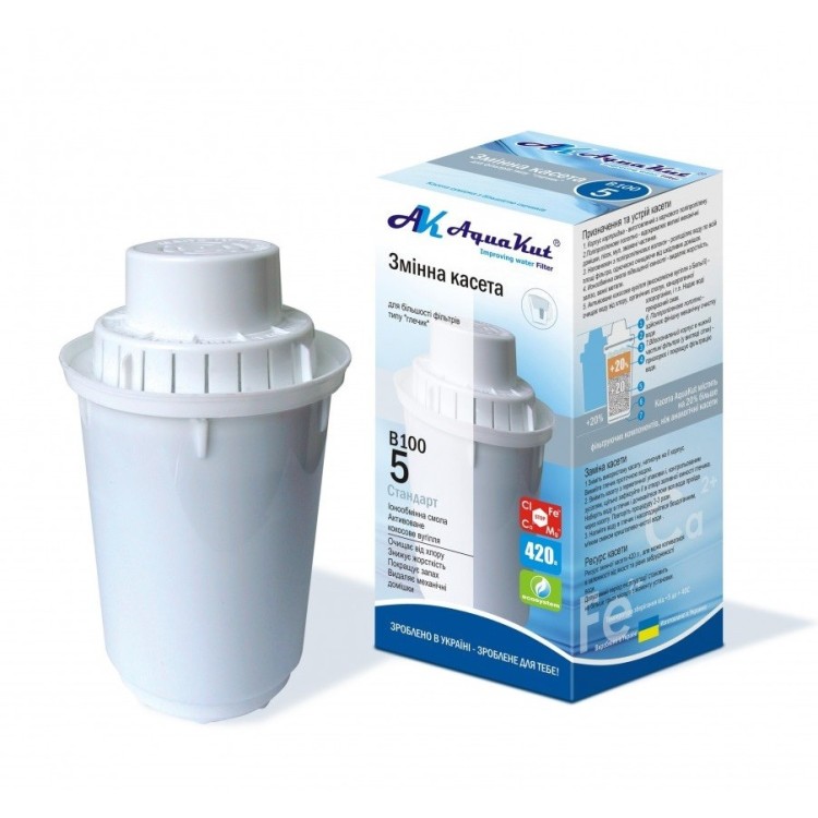 Картридж Аквакут для глечика В-100-5 Стандарт - Основні контакти  