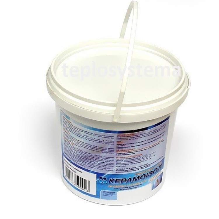 КЕРАМОІЗОЛ — рідка теплоізоляція — 10 л. (енергоощадна фарба), Україна - Основні контакти 01 