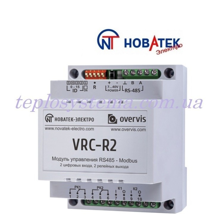 Контролер віддаленого керування VRC — R2 (Новатек-Електро) - Основні контакти  