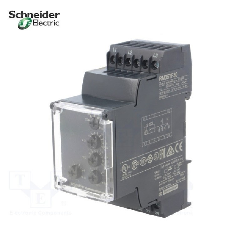 Багатофункціональне реле контролю фаз Schneider electric RM35TF30 - Основні контакти 02