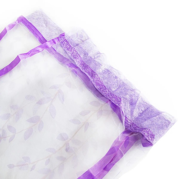 Москитная сетка на дверь на магнитах Фиолетовая с рисунком 208х98см - Основные контакты 04