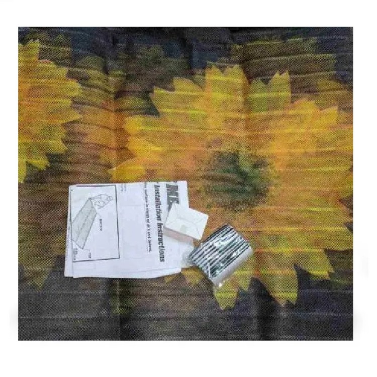 Москитная сетка на дверь на магнитах Insta Screen (Magic Mesh) подсолнухи - Основные контакты 02