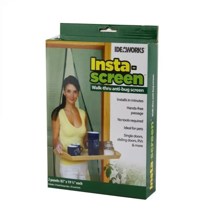 Москитная сетка на дверь на магнитах Insta Screen (Magic Mesh) подсолнухи - Основные контакты 03