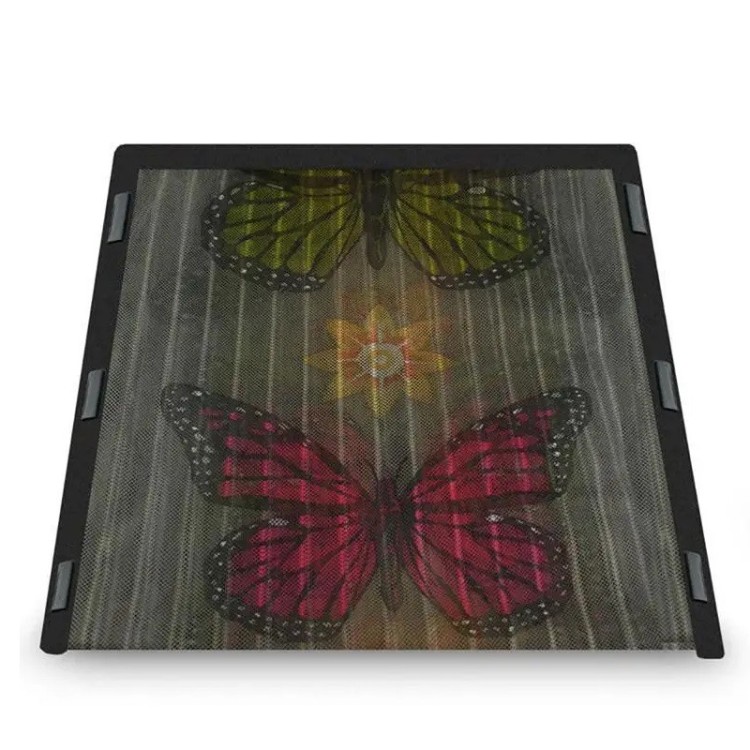 Москитная сетка на дверь на магнитах Insta Screen (Magic Mesh) с бабочками - Основные контакты 01 