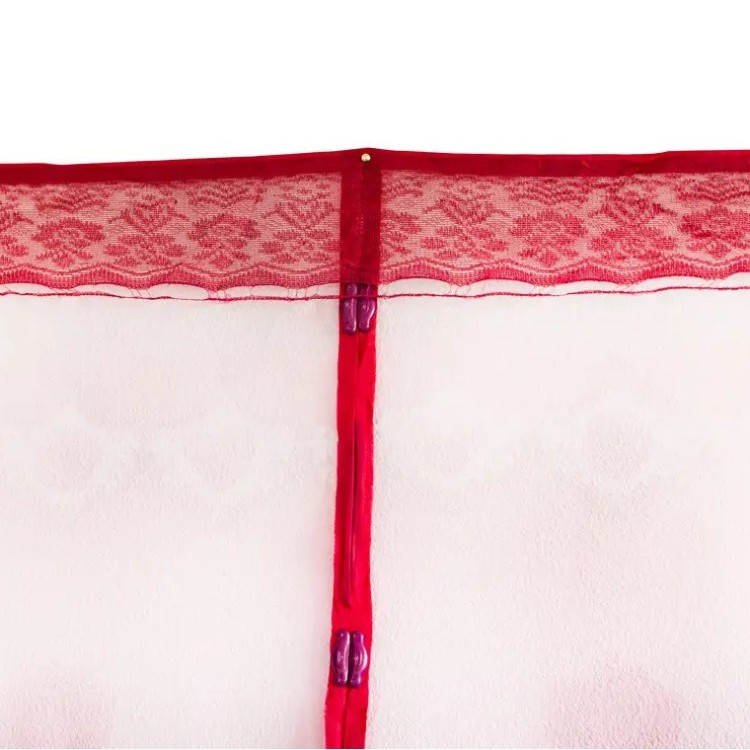 Москитная сетка на дверь на магнитах Красная с рисунком 208х98см - Основные контакты 07