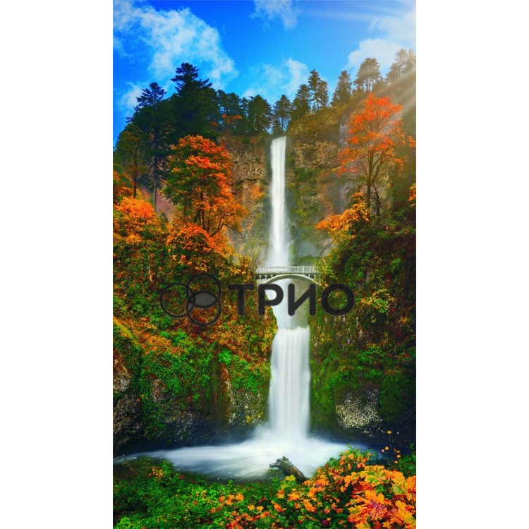 Настінний обгрівач (картина) ВОДОСПАД З МІСТКОМ Тріо Україна - Основні контакти 01 