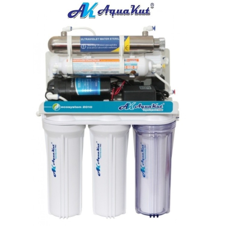 Осмос AquaKut з помпою, UV Лампа, 75G RO-6 А03 - Основні контакти  