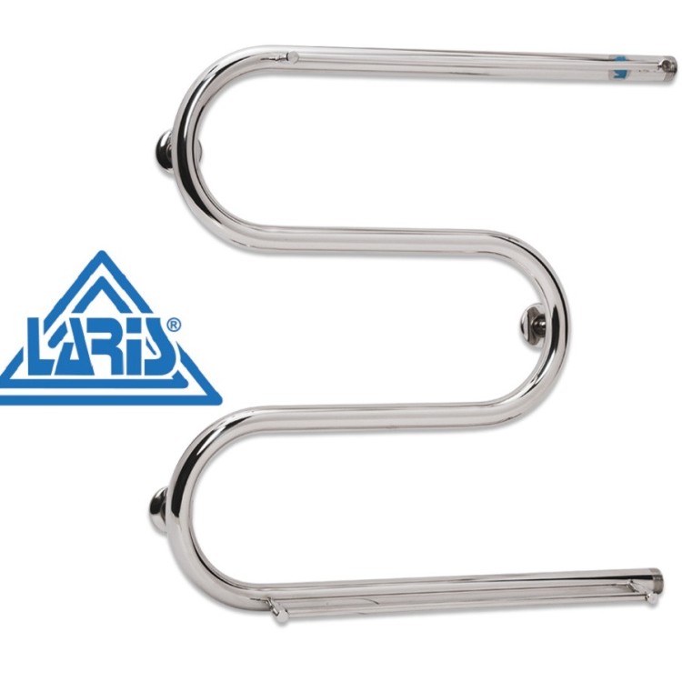 Полотенцесушитель водяной LARIS Змеевик 32 РС3 500 х 500 1'' с 2 полочками - Основные контакты 02