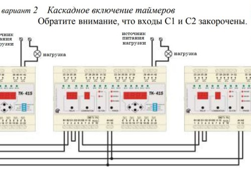 Послідовно-комбінаційний таймер ТК — 415М Новатек-Електро - Основні контакти 03