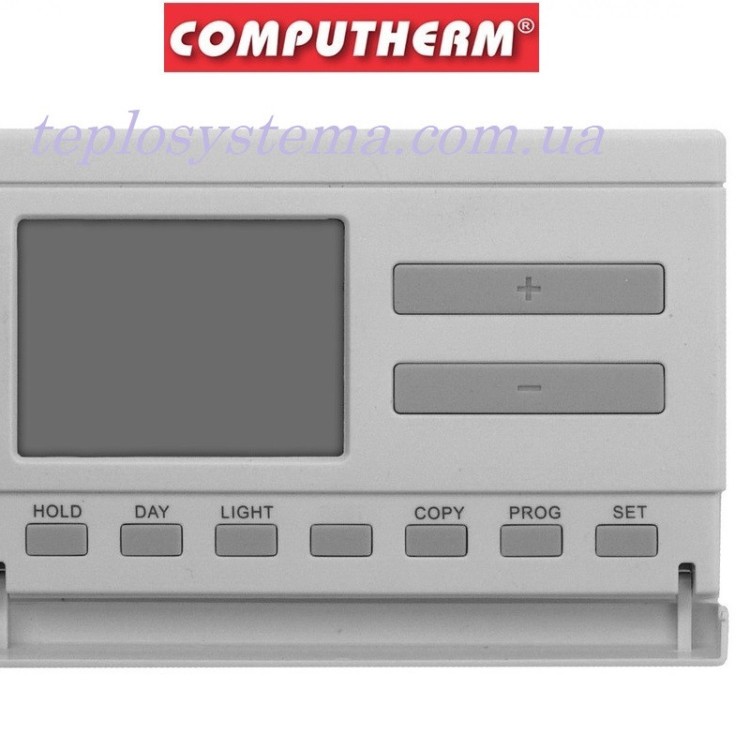 Програмований терморегулятор Computherm Q7 дротовий (Угорщина) - Основні контакти 02