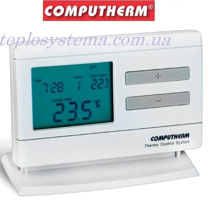 Програмований терморегулятор Computherm Q7 дротовий (Угорщина) - Основні контакти 01 