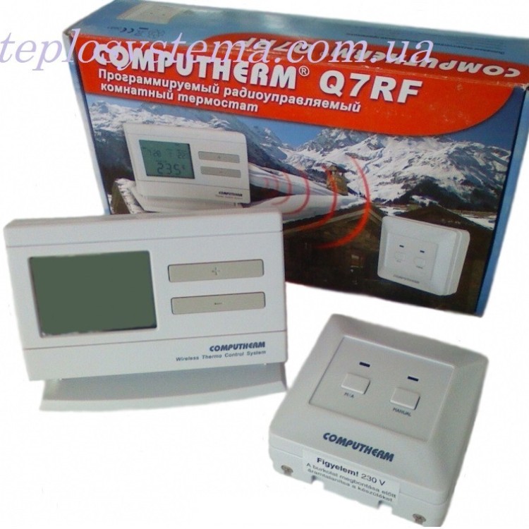 Програмований терморегулятор Computherm Q7 RF бездротовий (Угорщина) - Основні контакти 02