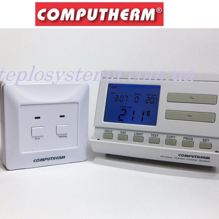 Програмований терморегулятор Computherm Q7 RF бездротовий (Угорщина) - Основні контакти 03