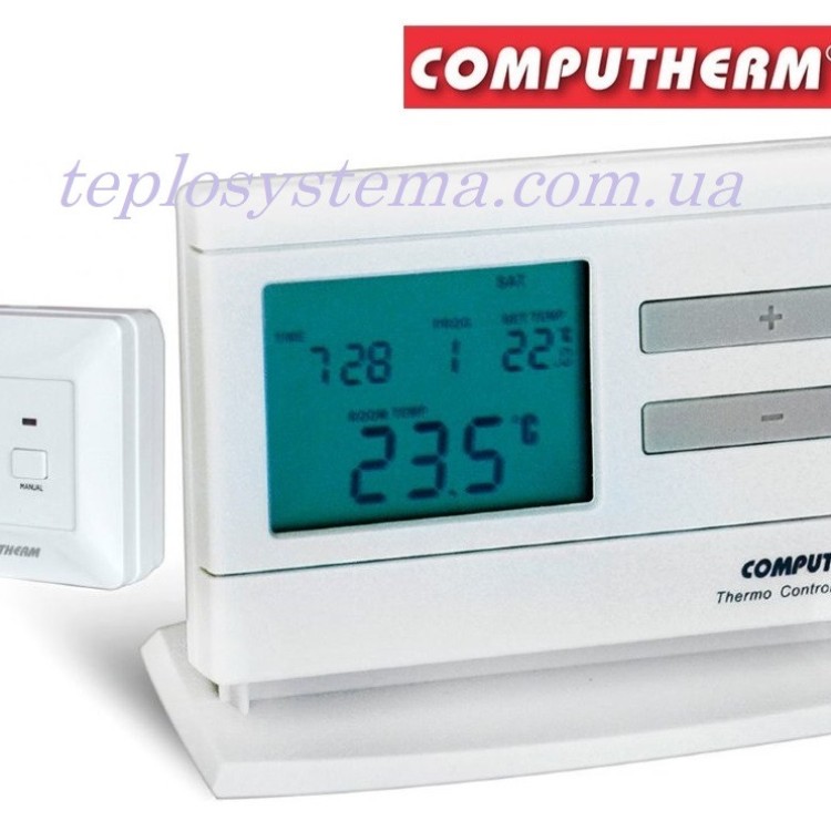 Програмований терморегулятор Computherm Q7 RF бездротовий (Угорщина) - Основні контакти 01 