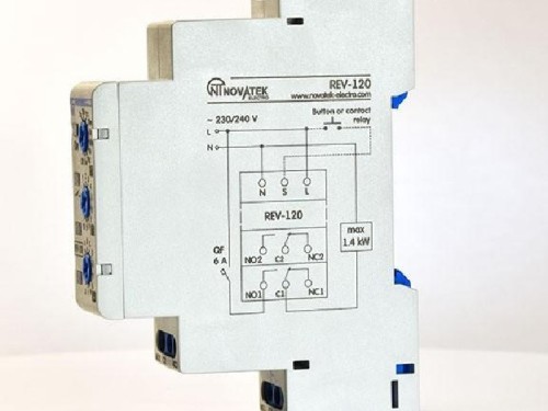 Реле часу REV-120Н (24 В, 220 В) Новатек-Електро - Основні контакти 02