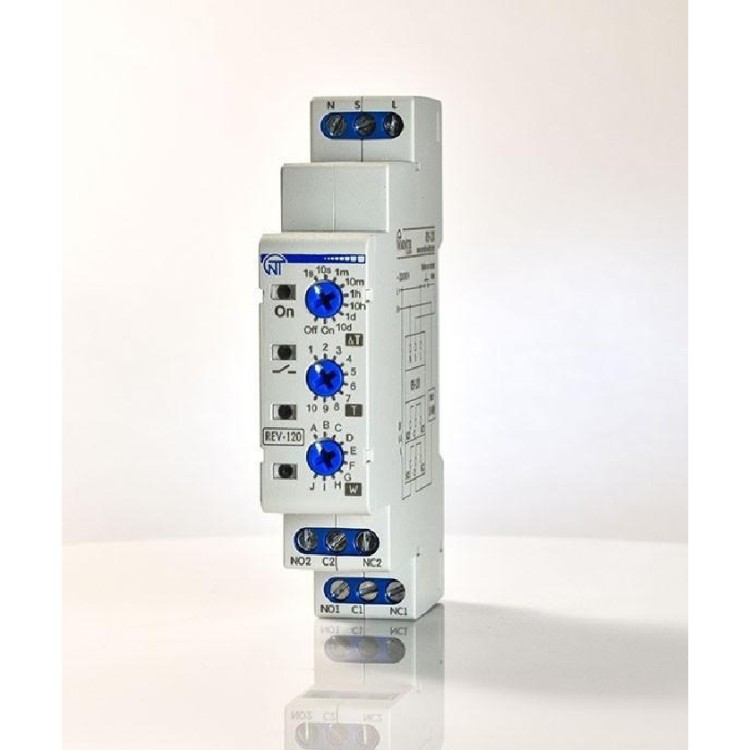 Реле часу REV-120Н (24 В, 220 В) Новатек-Електро - Основні контакти 01 