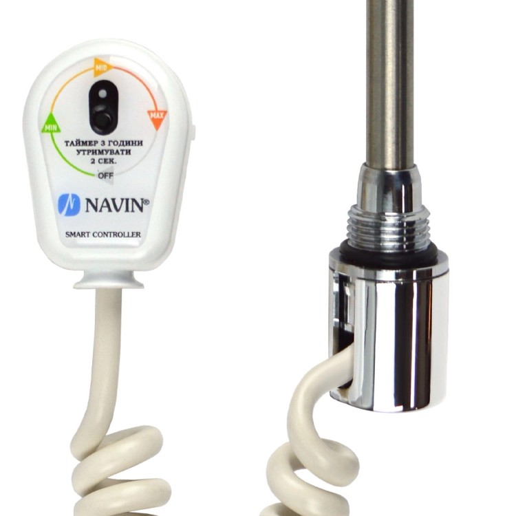 ТЕН для рушникосушарок NAVIN Basic 300W хром з таймером - Основні контакти 02