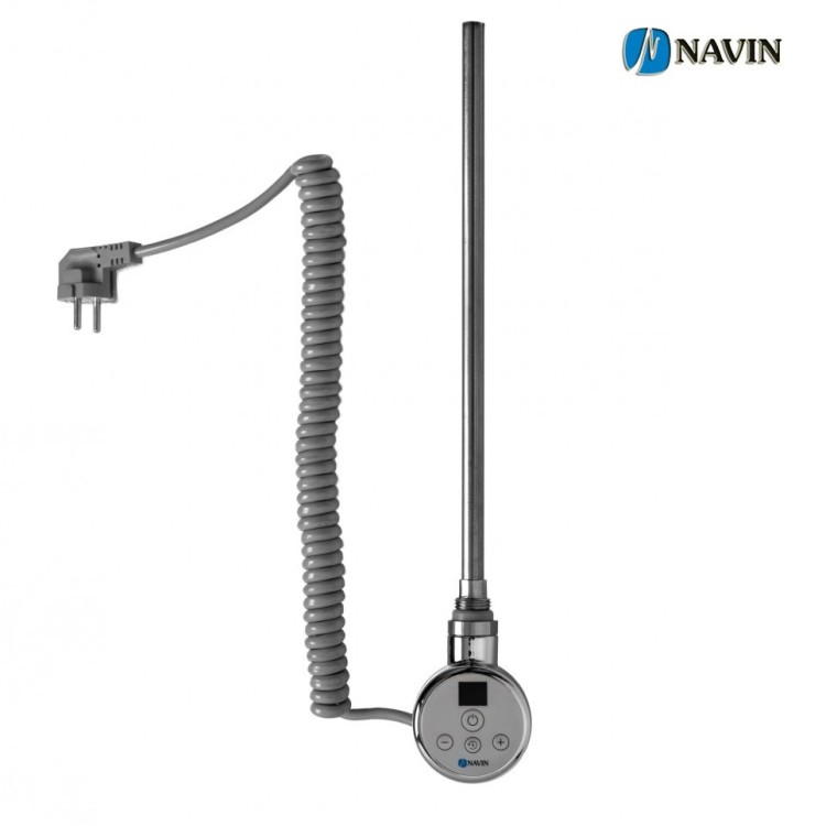 ТЕН для сушарок для рушників NAVIN Digital 600 W хром з таймером - Основні контакти 02