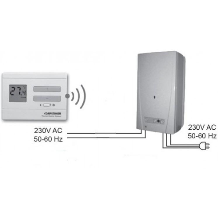 Терморегулятор цифровий Computherm Q3 (Угорщина) - Основні контакти 04