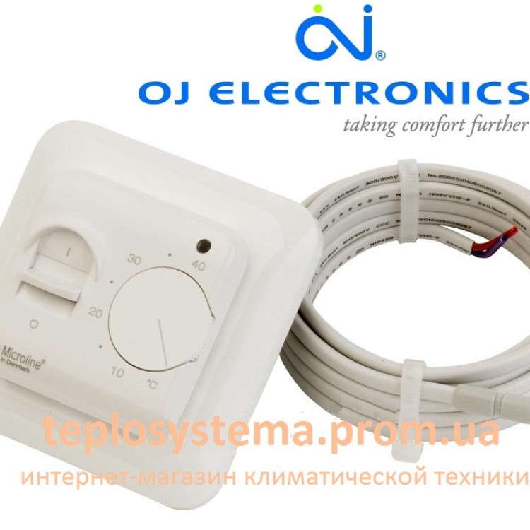 Терморегулятор для теплої підлоги OTN-1991 OJ Electronics (Данія) - Основні контакти 02