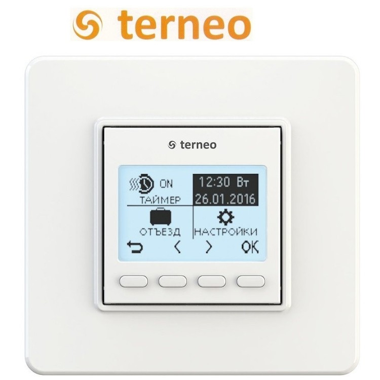 Терморегулятор для теплої підлоги Terneo PRO (програмований), Україна - Основні контакти 01 
