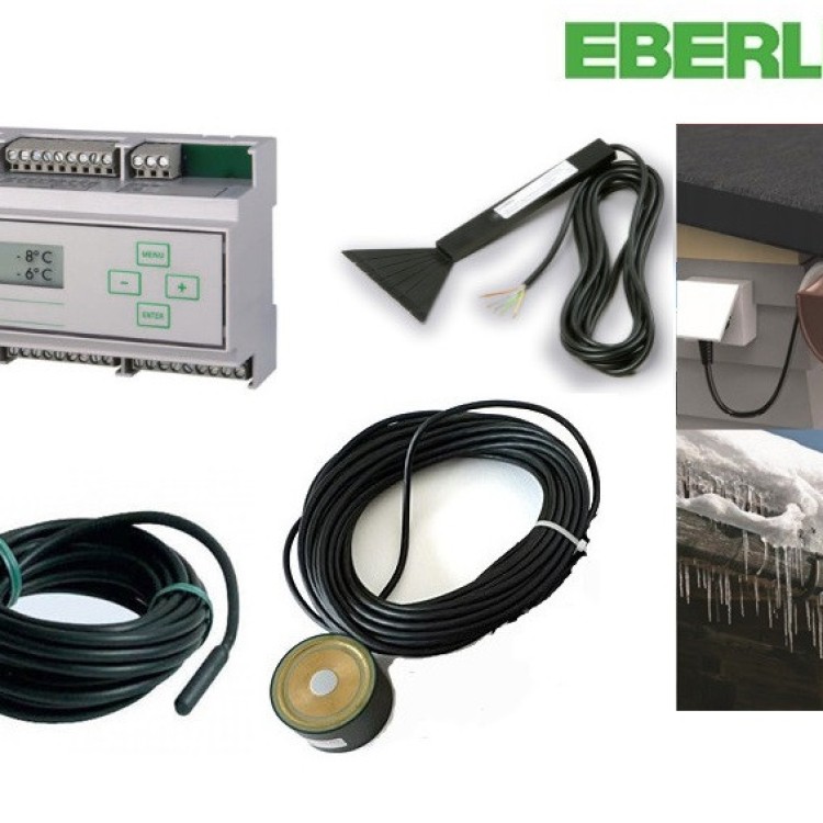 Терморегулятор (метеостанція) Eberle EM 524 90 двозонний (Німеччина) - Основні контакти 02