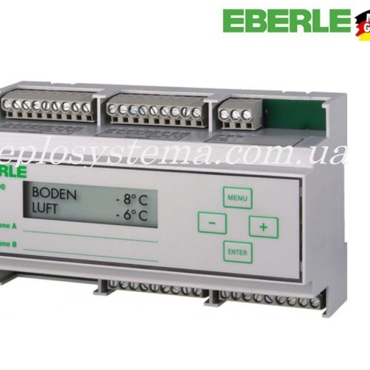 Терморегулятор (метеостанція) Eberle EM 524 90 двозонний (Німеччина) - Основні контакти 01 