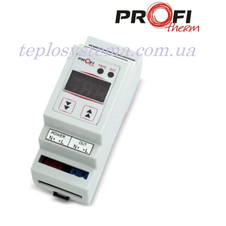 Терморегулятор ProfiTherm К-1 (на DIN-рейку) - Основні контакти  