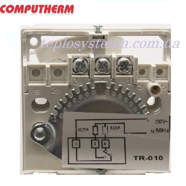 Термостат кімнатний Computherm TR-010 (з датчиком повітря) Угорщина - Основні контакти 02