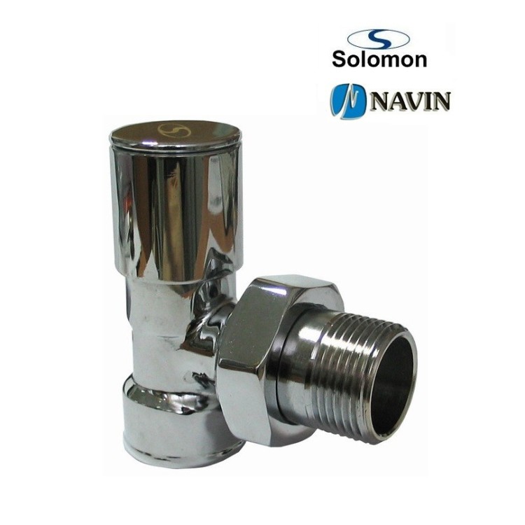 Кутовий кран 1/2" вентильний для сушарки для рушників   - Основні контакти 01 