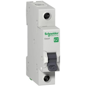 Автоматичний вимикач 40A 4,5kA 1P тип З Easy9 Schneider Electric (EZ9F34140) - Основні контакти 