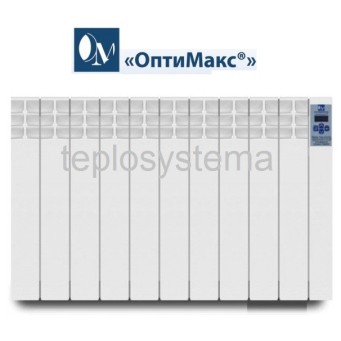 Електричний радіатор (електрородиатор) Оптимакс STANDARD — 10 секцій 1200 Вт - Основні контакти 