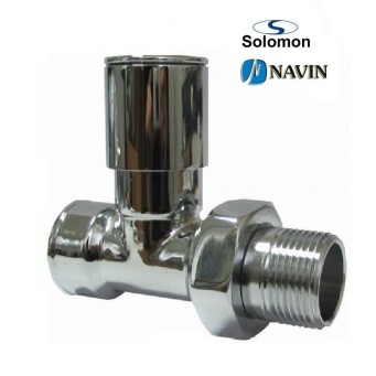 Кран прямий 3/4" вентильний для сушарки для рушників   - Основні контакти 