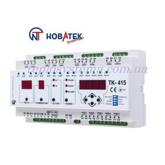 Послідовно-комбінаційний таймер ТК — 415М Новатек-Електро - Основні контакти 