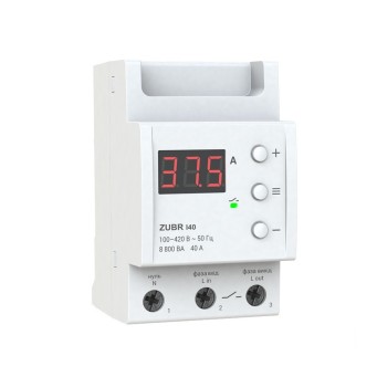 Реле контролю струму ZUBR I40 DS Electronics - Основні контакти 