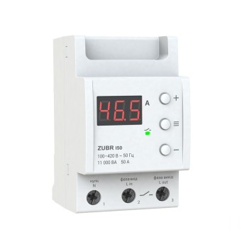 Реле контролю струму ZUBR I50 DS Electronics - Основні контакти 