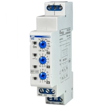 Реле часу REV-120 (24 В) Новатек-Електро - Основні контакти 