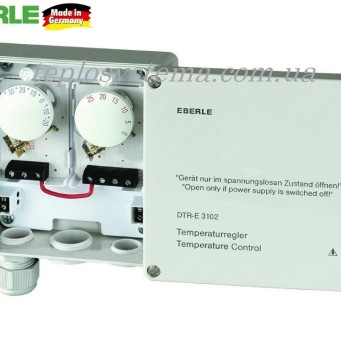 Терморегулятор Eberle DTR-E 3102 для обігрівання водостоків (Німеччина) - Основні контакти 