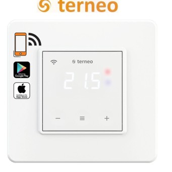 Терморегулятор Terneo SX WI-FI програмований сенсорний (DS Electronics) Білий - Основні контакти 